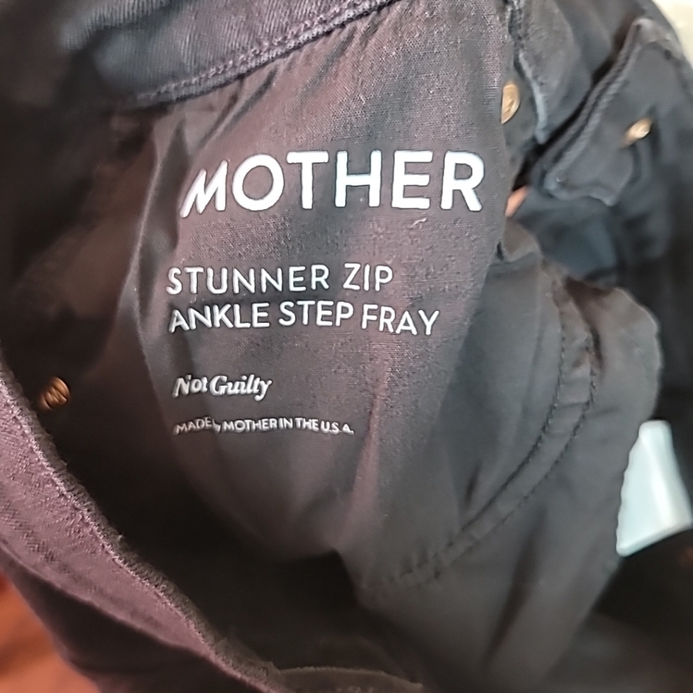 MOTHER Jeans Stunner zip ankle step fray & The Rascal Ankle Snippet - Picture 11 of 15